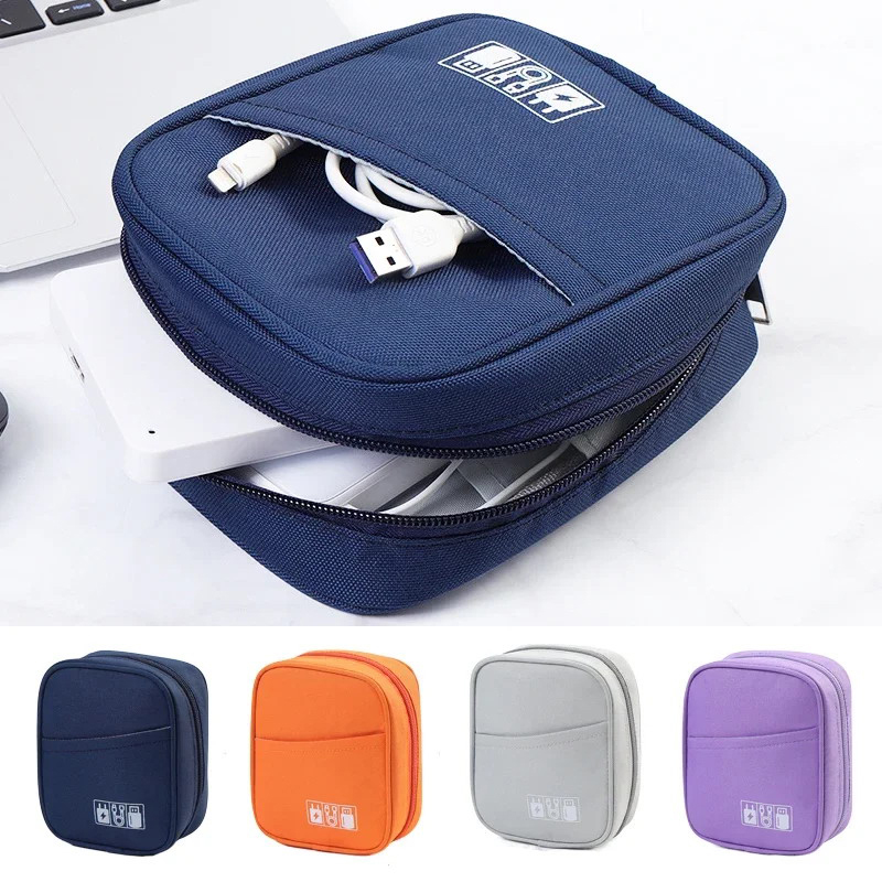 Cable Organizer Bag - New Travel Data Cable Organizer Bag