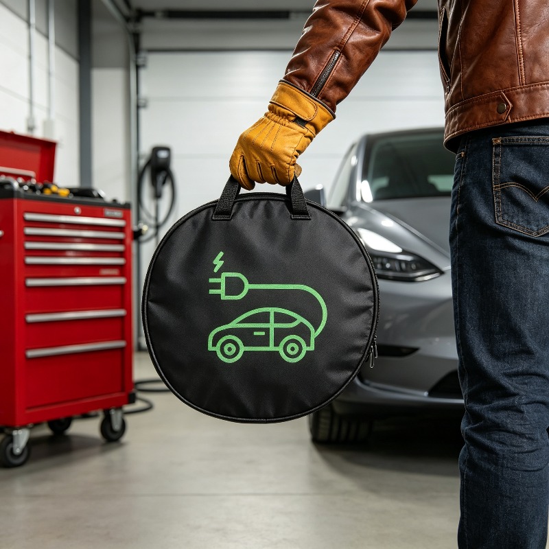 Cable Organizer Bag - Car Charging Gun Storage Organizer Electric