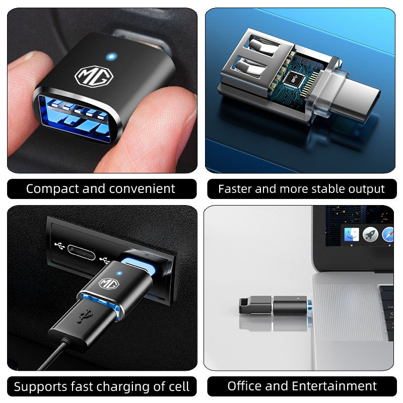 Car LED Type C To USB 3.0 Adap - огляд і ціна Tech Car Accessories
