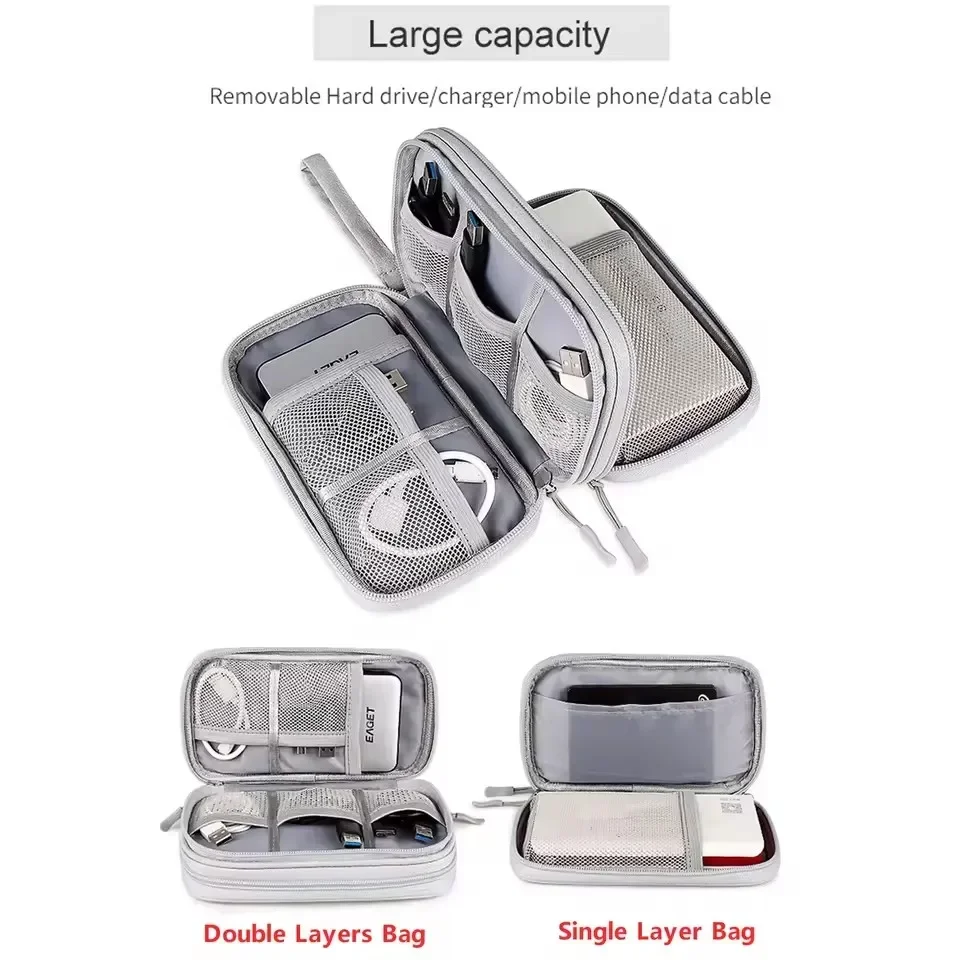 Travel Cable Bag Portable Digi - огляд і ціна Cable Organizer Bag