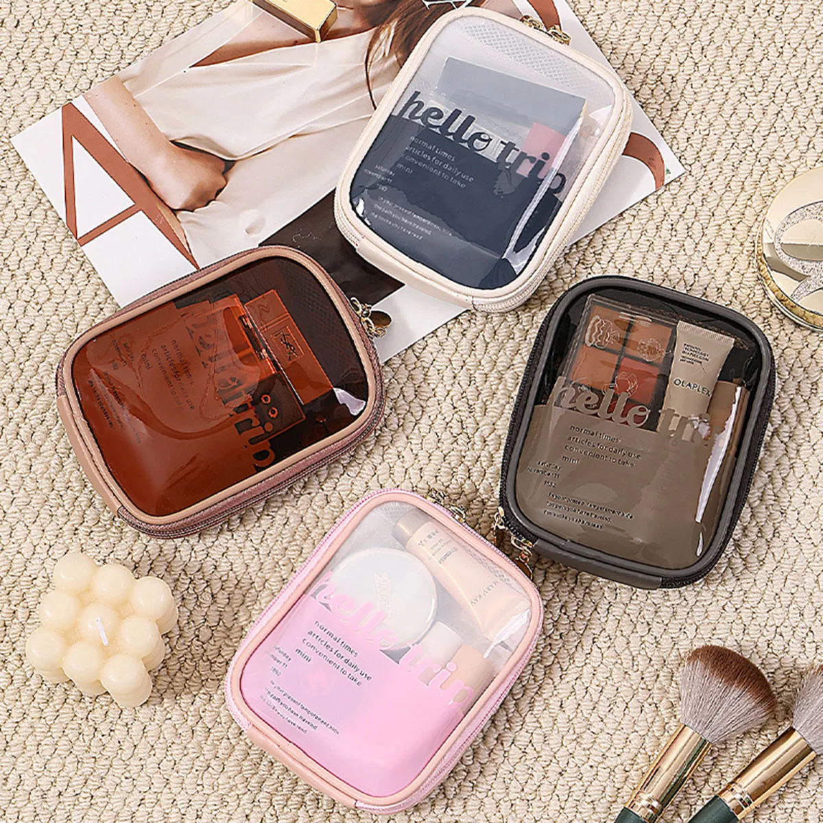 Transparent Portable Cosmetic  - огляд і ціна Cable Organizer Bag