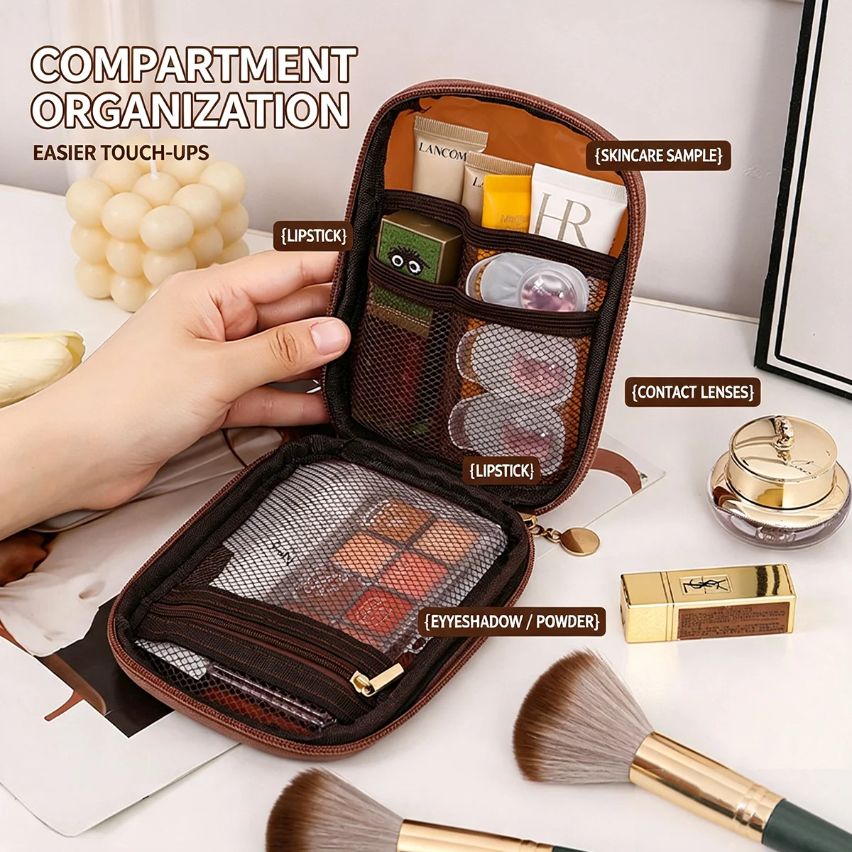 Transparent Portable Cosmetic  - огляд і ціна Cable Organizer Bag
