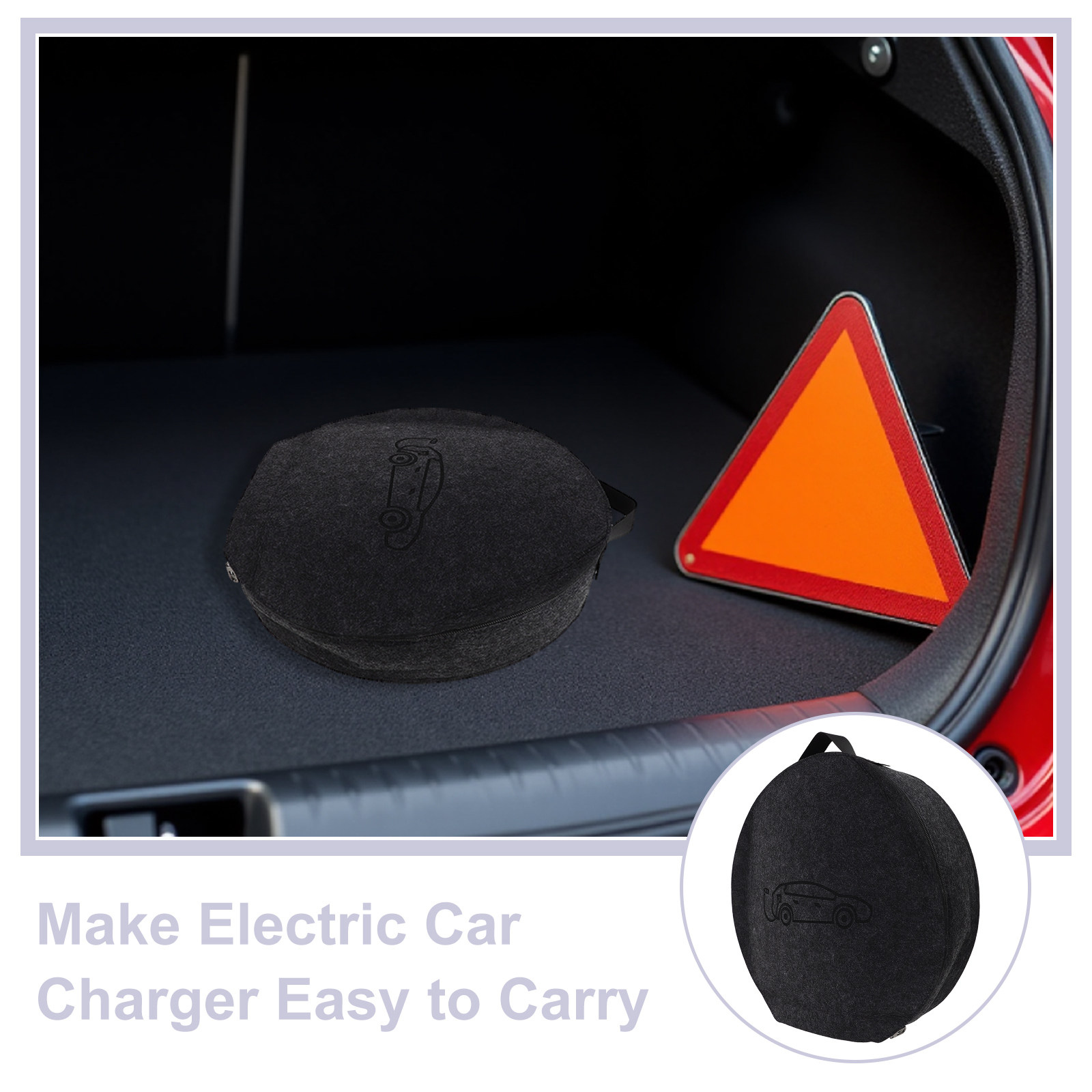 Ev Charging Felt Cable Organiz - огляд і ціна Cable Organizer Bag