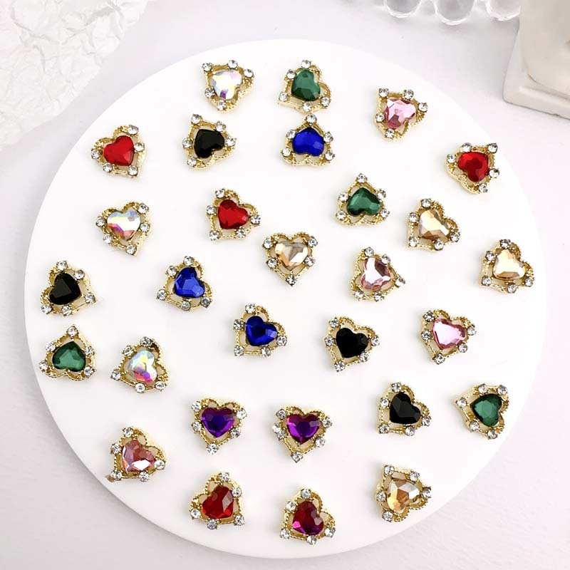 10pcs Luxury Alloy Nail Charms - огляд і ціна Trending Tech Accessories