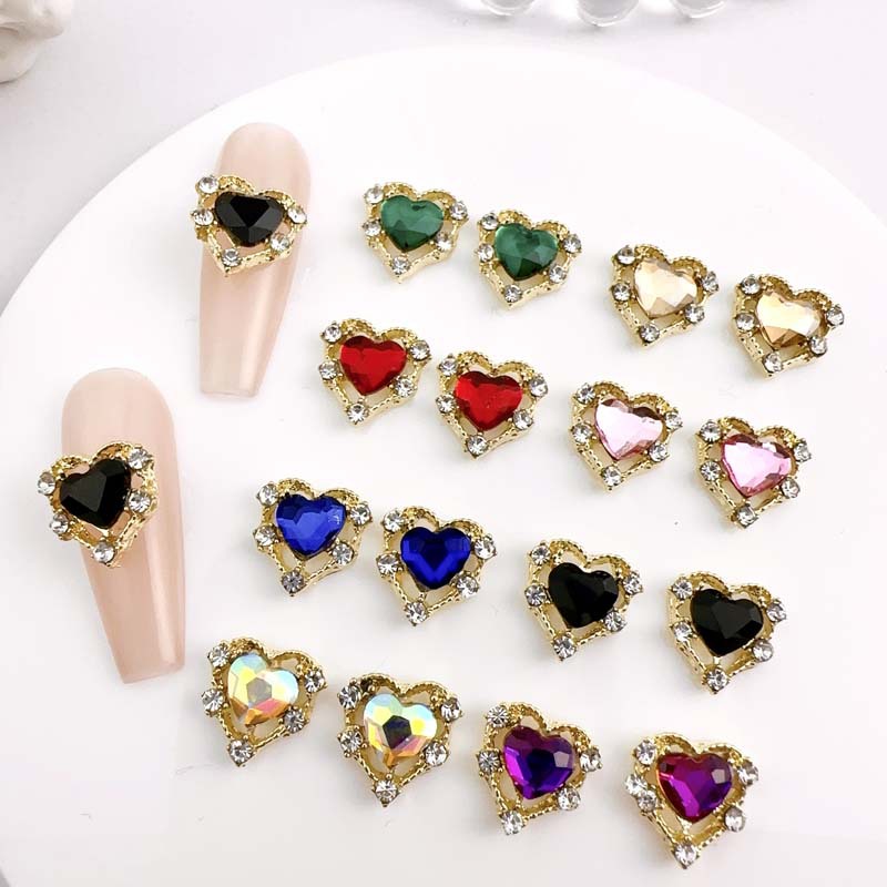 10pcs Luxury Alloy Nail Charms - огляд і ціна Trending Tech Accessories
