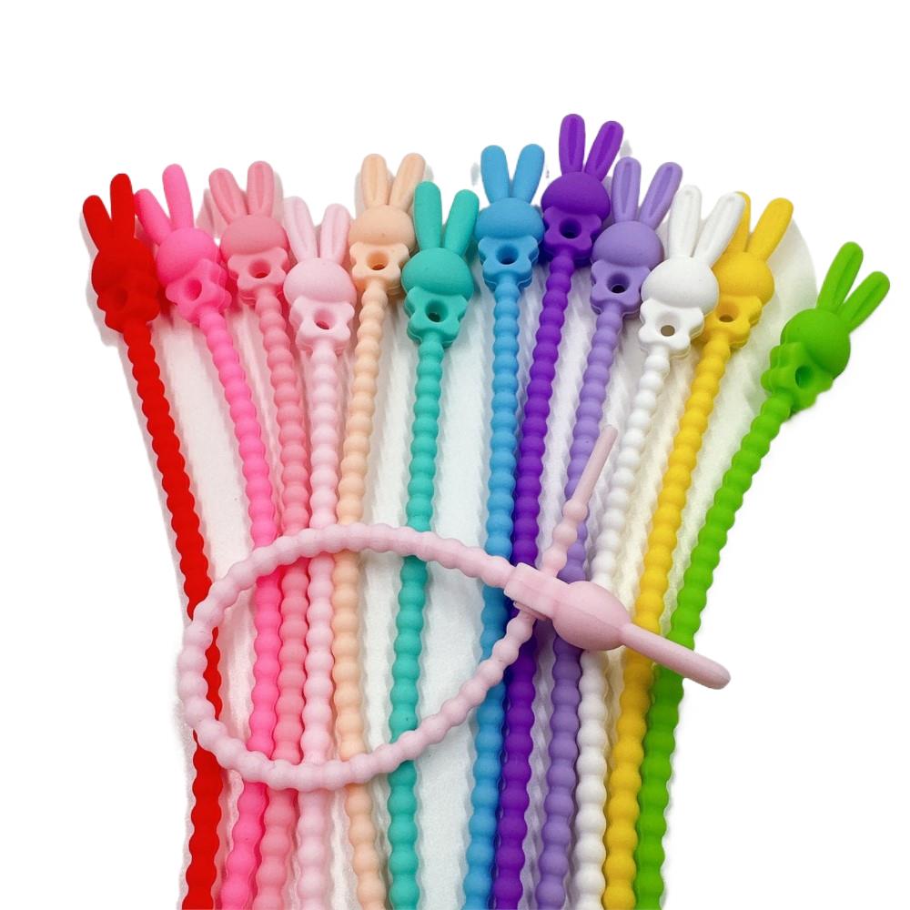 10Pcs Flower Star Silicone Cab - огляд і ціна Cable Organizer Bag